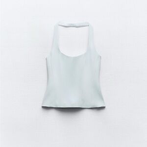Zara Fitted Halter Top